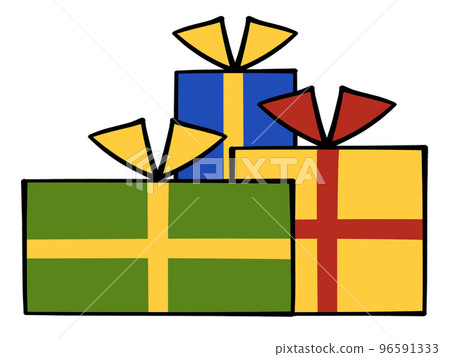 Illustration material of many gifts Illustration material of many gifts 96591333