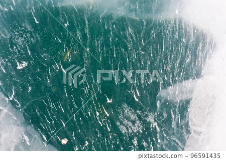 Ice texture original beautiful blue design pattern 96591435