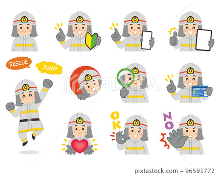 消防員的男性變異初學者標記智能手機平板電腦放大鏡信用卡 96591772