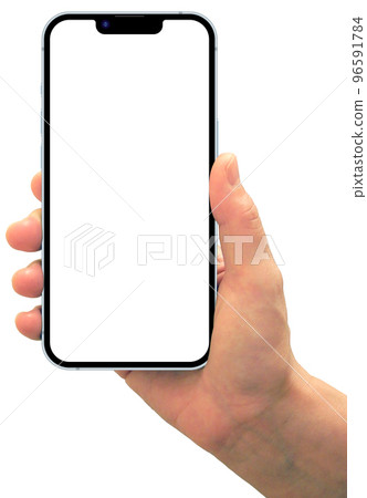 手拿著智能手機 14 手拿著智能手機 14 96591784
