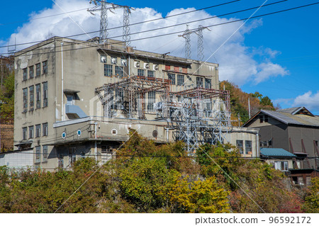 Tsudo Substation Furukawa Nikko Power Station Autumn season Tsudo Substation Furukawa Nikko Power Station Autumn season 96592172