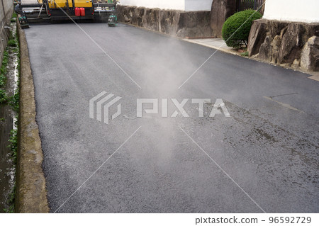 Asphalt pavement work Asphalt pavement work 96592729