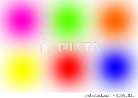 紅色、藍色、黃色、橙色、綠色和紫色發光背景 96593833