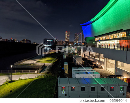 Tokyo Ariake Arena night view (September 2021) 96594044