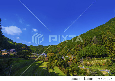 Nagareya District, Amami, Kawachinagano City, Osaka Prefecture, Peaceful Satoyama Scenery Nagareya District, Amami, Kawachinagano City, Osaka Prefecture, Peaceful Satoyama Scenery 96594497