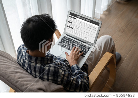 Online loan application form for modish digital information collection 96594658