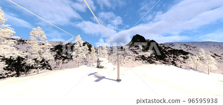 滑雪勝地 滑雪勝地 96595938