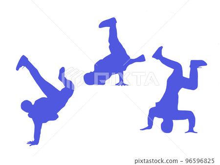 Illustration that decides break dance technique Illustration that decides break dance technique 96596825
