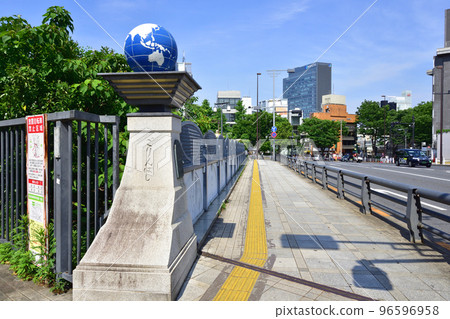 Scenery around JR Harajuku Station in Shibuya, Tokyo 96596958