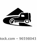 Logo of the transport company for the implementation of cargo transportation 96598043