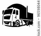 Logo of the transport company for the implementation of cargo transportation 96598044