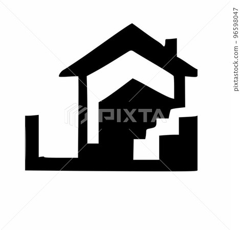 Real estate development and service company logo Real estate development and service company logo 96598047