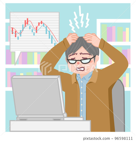 Senior man who failed to trade stocks on a personal computer 96598111