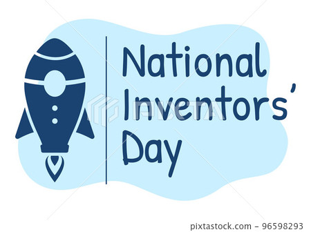 National Inventors Day on February 11 Celebration of Genius Innovation to Honor Creator of Science in Flat Cartoon Hand Drawn Template Illustration 96598293