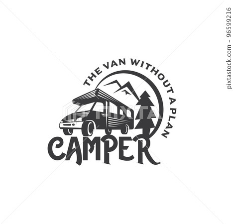 camper, logo, camp 96599216