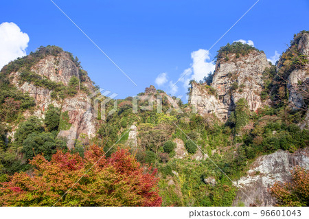 Autumn leaves and Yabakei Gorge 96601043