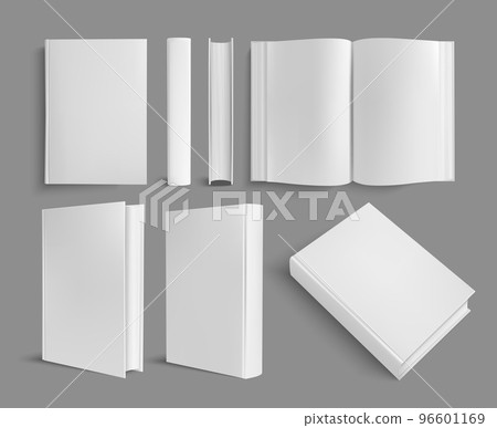 Realistic Book Mockup Set 96601169