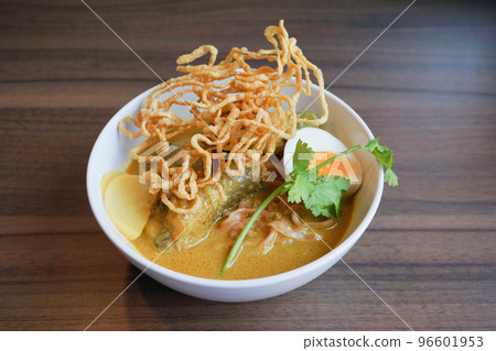 Thai food, one of the northern Thai dishes, "Khao Soi" Thai food, one of the northern Thai dishes, "Khao Soi" 96601953