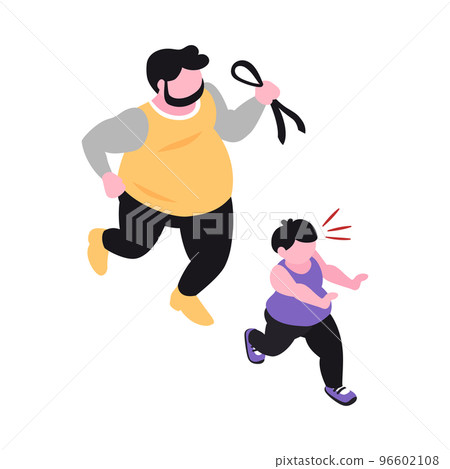 Beating Son Parenting Composition 96602108