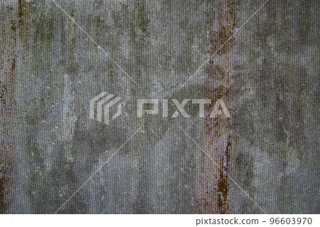 old gray slate, grunge texture, retro roof, with moss and cracks 96603970