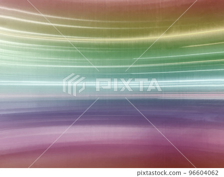 Background image of a hairline finish metal plate with light rainbow shiny and light streaks a Background image of a hairline finish metal plate with light rainbow shiny and light streaks a 96604062