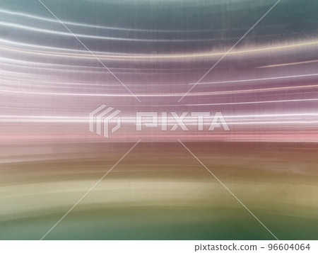 A background image of a hairline-finished metal plate with a faint rainbow-colored luster and light lines d A background image of a hairline-finished metal plate with a faint rainbow-colored luster and light lines d 96604064