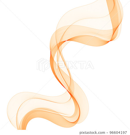 Red abstract wave. Curves isolated on white background. eps 10 Red abstract wave. Curves isolated on white background. eps 10 96604197