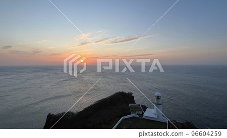 Cape Chikyu at sunrise Cape Chikyu at sunrise 96604259