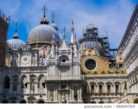St. Mark's Basilica from Doge's Palace (Italy-Venice) 96604764