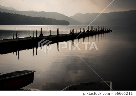 Dusk pier, Mt. Akagi, Gunma Prefecture 96605211