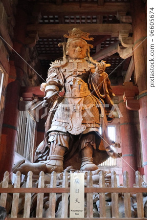 Komokuten in the Great Buddha Hall of Todaiji Temple Komokuten in the Great Buddha Hall of Todaiji Temple 96605674