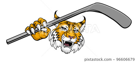 sports mascots bobcat clipart