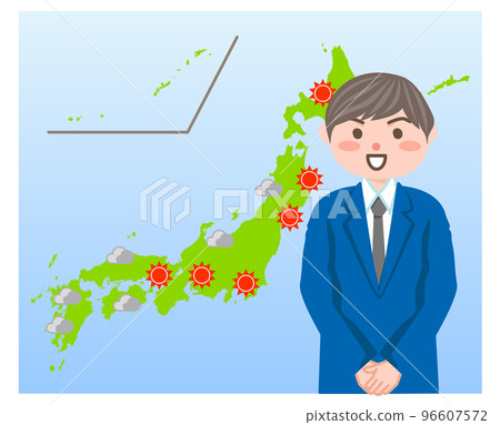 男播音員解釋天氣預報 96607572