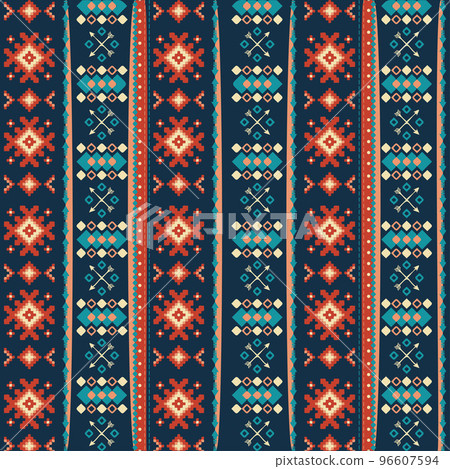 Abstract blue pattern design 96607594