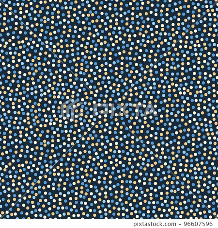 Abstract blue circles seamless design pattern 96607596