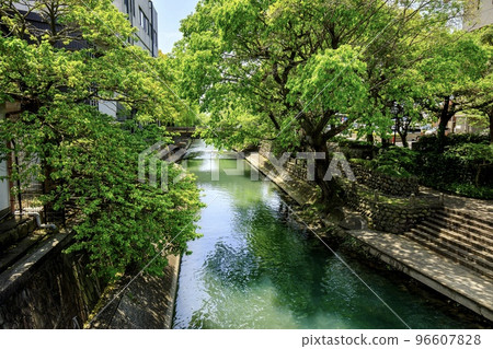 岐阜縣大垣市水門川清流 96607828