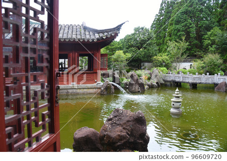 一串串木野市中式庭園寒岳園內景 96609720