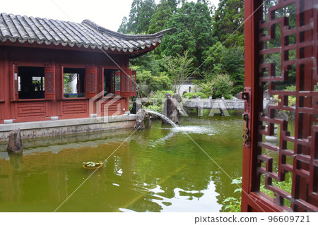 一串串木野市中式庭園寒岳園內景 96609721
