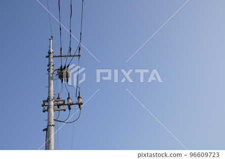 電線桿 極桿開關 電線 96609723