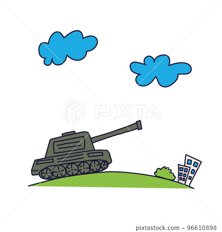 the tank goes to a peaceful city, Ukraine the tank goes to a peaceful city, Ukraine 96610898