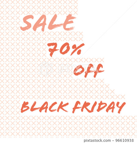 sale on a black friday, vector illustration 96610938