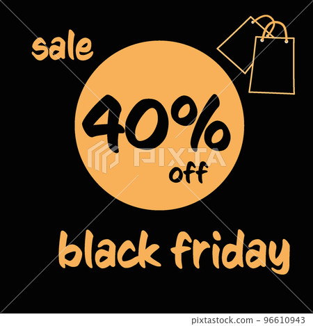 sale on a black friday, vector illustration sale on a black friday, vector illustration 96610943