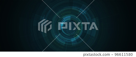 Technology data background, idea of global business solution 96611580