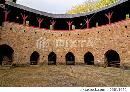 Castell Coch or the Red Castle courtyard Castell Coch or the Red Castle courtyard 96611651