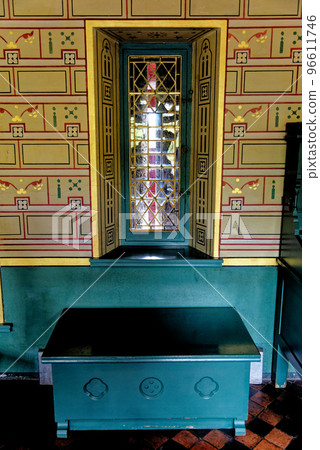 Lord Bute's Bedroom at Castell Coch or the Red Castle Lord Bute's Bedroom at Castell Coch or the Red Castle 96611746