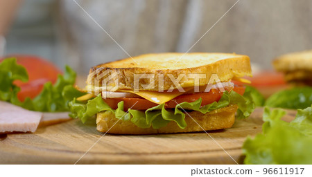 Sandwich with ham 96611917