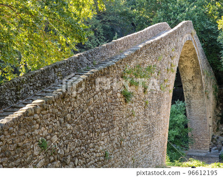 Portaikos River single arch Bridge at Pyli, Greece Portaikos River single arch Bridge at Pyli, Greece 96612195