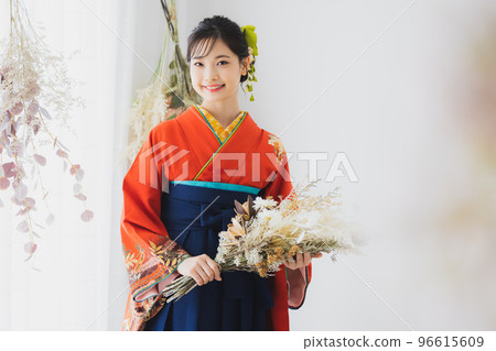 Hakama graduation ceremony Furisode Hakama graduation ceremony Furisode 96615609