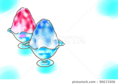 Shaved ice is a memory of summer vacation 96615806