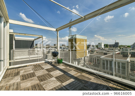 Sitting area in balcony with beautiful view Sitting area in balcony with beautiful view 96616005